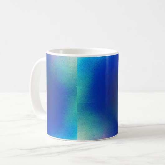 Blauer bis Türkischer Mug Kaffeetasse (Vorderseite Links)