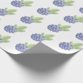 Blauer BlackBerry Geschenkpapier (Ecke)