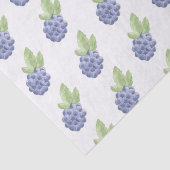 Blauer BlackBerry Seidenpapier (Detail)