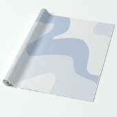 Blauer Bläschen Geschenkpapier (Ungerollt)