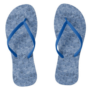 Blauer Blasenverpackung Badesandalen
