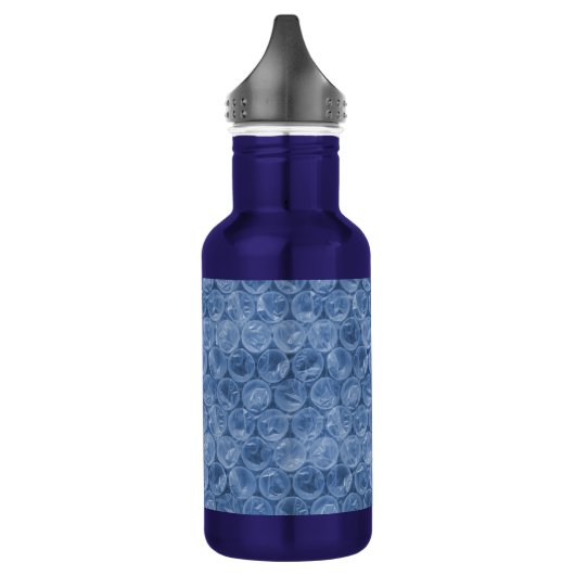 Blauer Blasenverpackung Edelstahlflasche (Links)