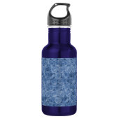 Blauer Blasenverpackung Edelstahlflasche (Vorderseite)