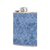 Blauer Blasenverpackung Flachmann (Links)