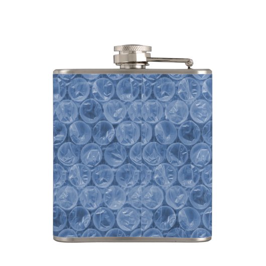 Blauer Blasenverpackung Flachmann (Rückseite)