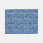 Blauer Blasenverpackung Fleecedecke (Vorderseite (Horizontal))