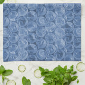 Blauer Blasenverpackung Geschirrtuch (Gefaltet)
