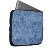 Blauer Blasenverpackung Laptopschutzhülle (Vorne Rechts)