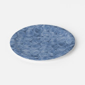 Blauer Blasenverpackung Pappteller (Schrägansicht)