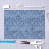 Blauer Blasenverpackung Seidenpapier (Handwerk)