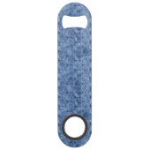 Blauer Blasenverpackung Speedflaschenöffner (Rückseite)