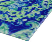 Blauer Bläserschnitt Schneidebrett (Ecke)