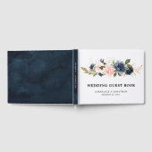 Blauer Blaublau Rosa Rose Botanische Rose Gästebuch (Voll)