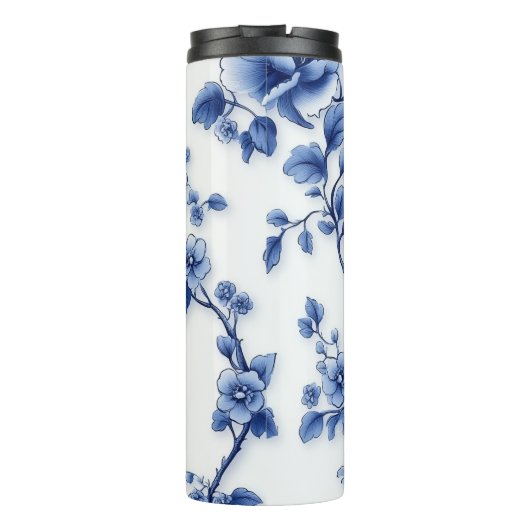 Blauer Blauch Plastikflasche Thermosbecher (Rückseite)