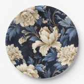 Blauer Blauer Blauleng Pappteller (Vorderseite)