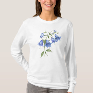 Blauer Blauer Blume T-Shirt