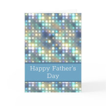 Blauer Blauer Bokeh Happy Vatertag