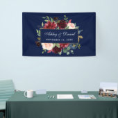 Blauer Blauer Burgund Blauer Goldmedaille Hochzeit Banner (Messeveranstaltung)