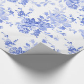 Blauer Blauer Geschenkpapier (Ecke)