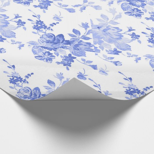 Blauer Blauer Geschenkpapier (Ecke)