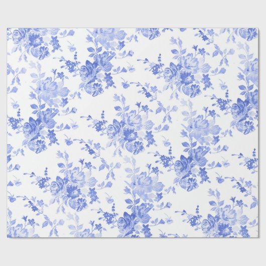 Blauer Blauer Geschenkpapier (Flach)