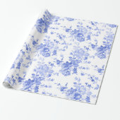 Blauer Blauer Geschenkpapier (Ungerollt)