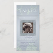 Blauer Blauer Graue Vorlage Beileid Vielen Dank P (Vorne/Hinten)