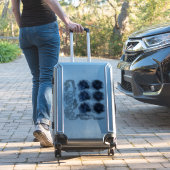 Blauer Blauer Peonus Blumenbouquet Creator Set of Aufkleber (Koffer Insitu)