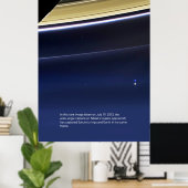 Blauer Blauer Punkt - Cassini ⛔ HQ-Qualität Poster (Heimbüro)