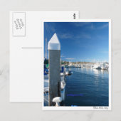 Blauer blauer Tag Postkarte (Vorne/Hinten)