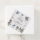 Blauer Blauer und rosa Alice im Wunderland Kinderd Geschenkanhänger (Beispiel)