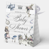 Blauer Blauer und rosa Alice im Wunderland Kinderd Geschenkschachtel (Rückseite)