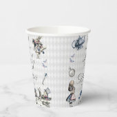 Blauer Blauer und rosa Alice im Wunderland Kinderd Pappbecher (Links)