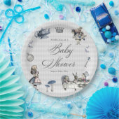 Blauer Blauer und rosa Alice im Wunderland Kinderd Pappteller (Party)