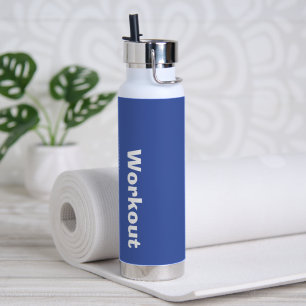 Blauer Blauer Vatertag-Workout-Logo Trinkflasche
