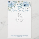 Blauer Blick Brautparty Spiel (Vorderseite)