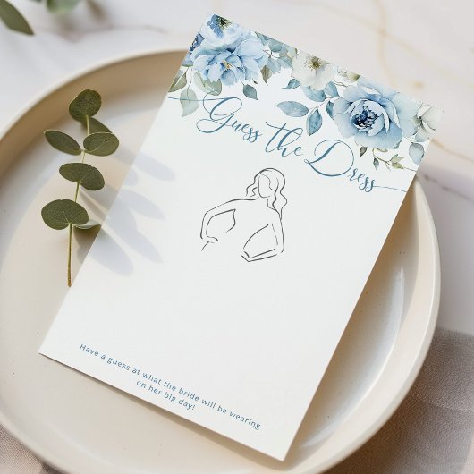 Blauer Blick Brautparty Spiel