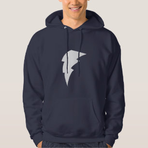 Blauer Blitz-Bolzen Hoodie