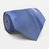 Blauer Blitz Krawatte (Gerollt)