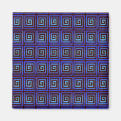 Blauer Blitz Magnet (Vorne)