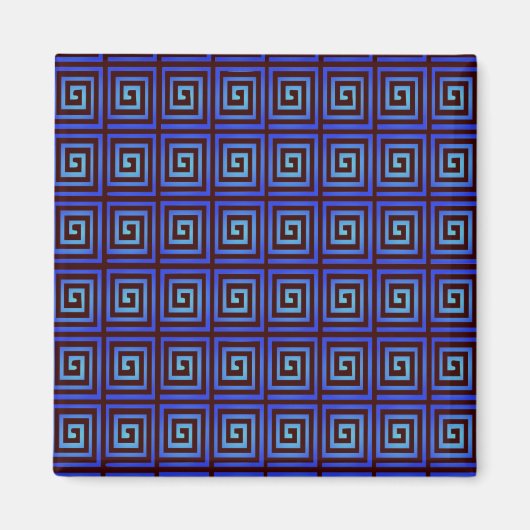 Blauer Blitz Magnet (Vorne)