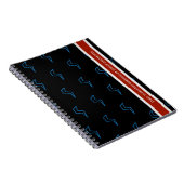 Blauer Blitz mit eingeschränktem Zugang Notizblock (Rechte Seite)