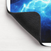 Blauer Blitz Mousepad (Ecke)