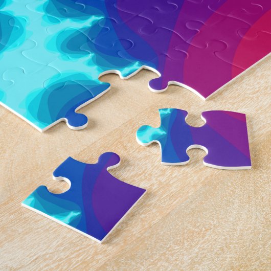Blauer Blitz Puzzle (Seite)