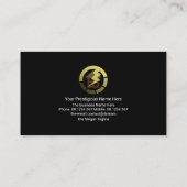 Blauer Blitz Zapping Electrician Signage Visitenkarte (Rückseite)