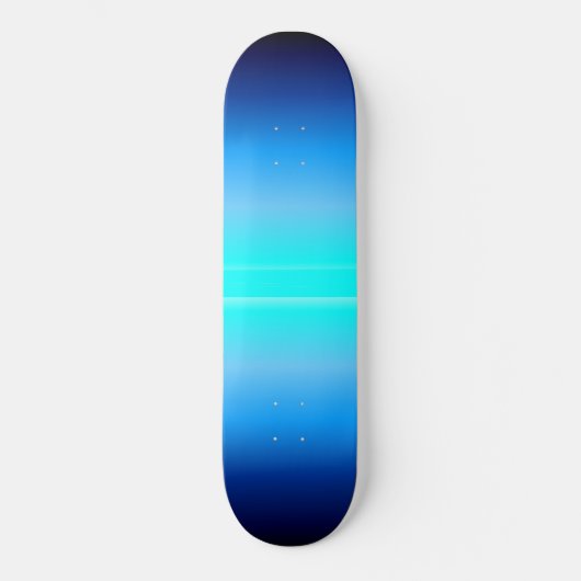 Blauer Blitzschlag Skateboard (Vorderseite)