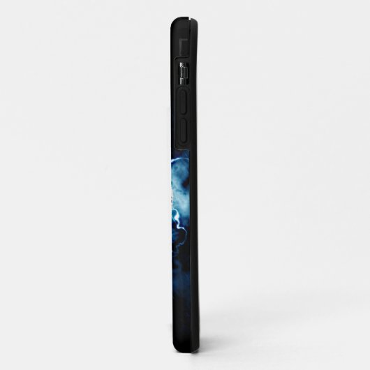 Blauer Blitzstrahl hinzufügen (oder löschen) Case-Mate iPhone Hülle (Hinten/Links)