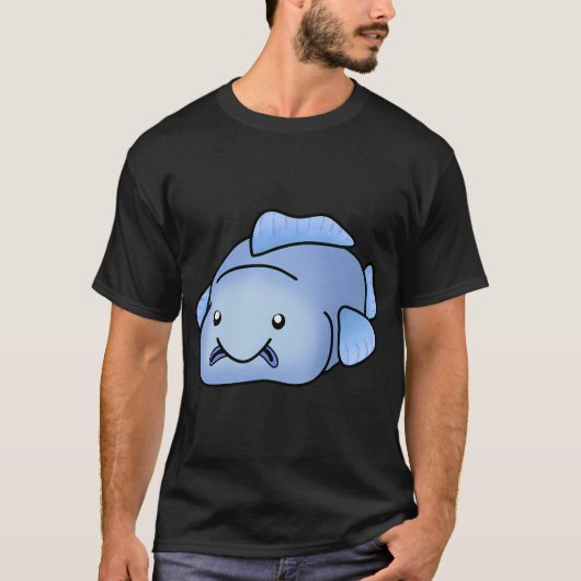 Blauer Blobfisch T-Shirt (Vorderseite)
