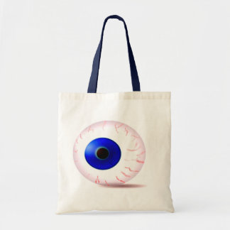 Blauer Bloodshot Augapfel Tragetasche