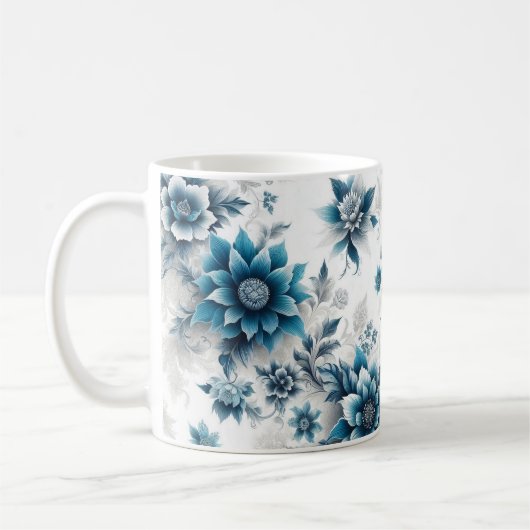 Blauer Blossom Elegance/Blüten in der Tasse des Bl (Links)